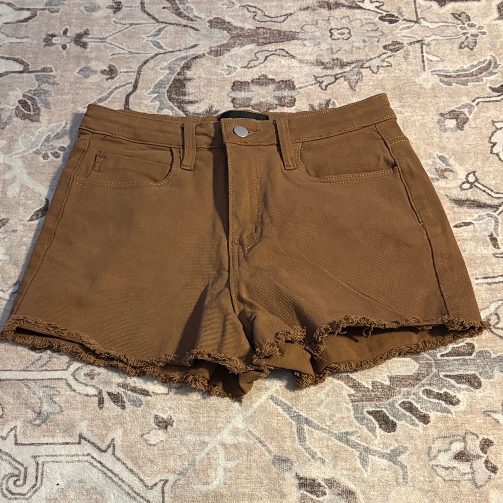 Fashion nova Tan Women's Denim Shorts size 9